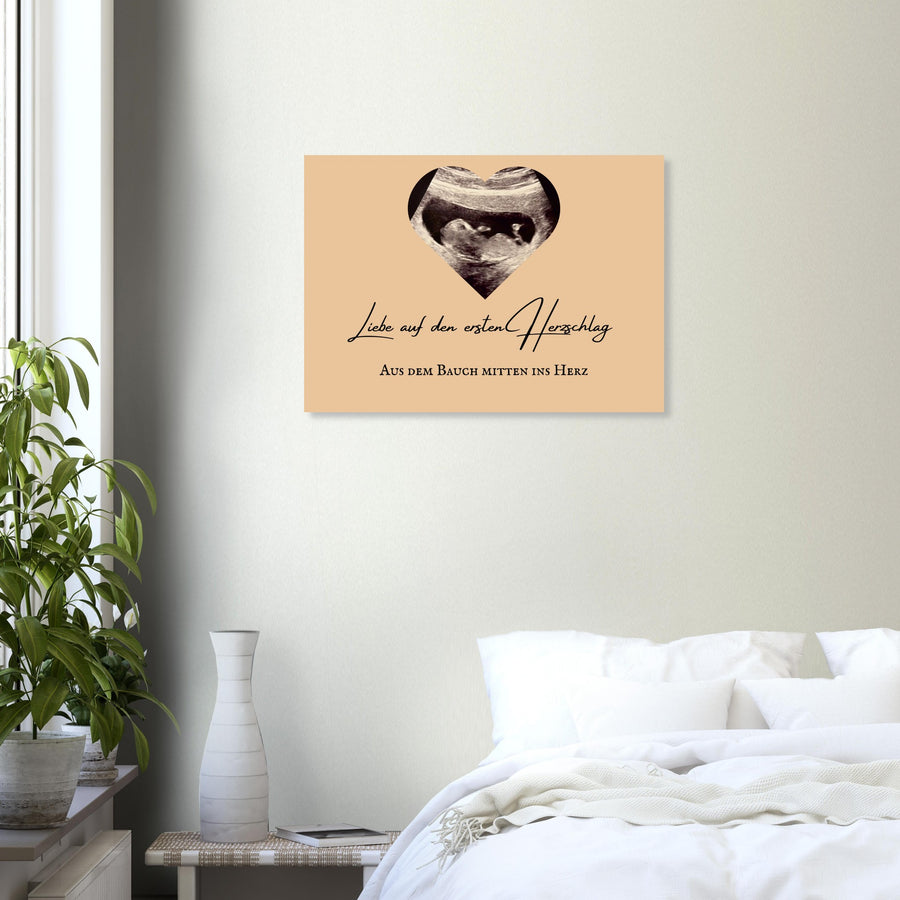 Ultraschallbild Baby Poster - Deutsch